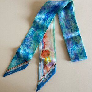 Life is Beautiful Silk Custom Scarf x Karina Choudrie